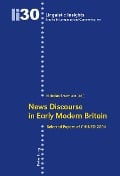 Cover-Bild zum Titel 'News Discourse in Early Modern Britain' von ''