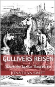 Cover-Bild zum Titel 'Gullivers Reisen. Vierter Band - Reise in das Land der Hauyhnhnms (Illustriert)' von 'Jonathan Swift'