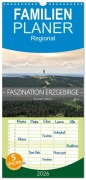Familienplaner 2026 - Faszination Erzgebirge mit 5 Spalten (Wandkalender, 21 x 45 cm) CALVENDO - 