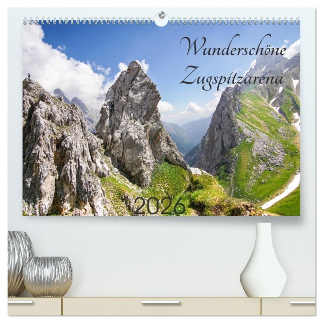Wunderschöne Zugspitzarena (hochwertiger Premium Wandkalender 2026 DIN A2 quer), Kunstdruck in Hochglanz - Gerd Schäfer