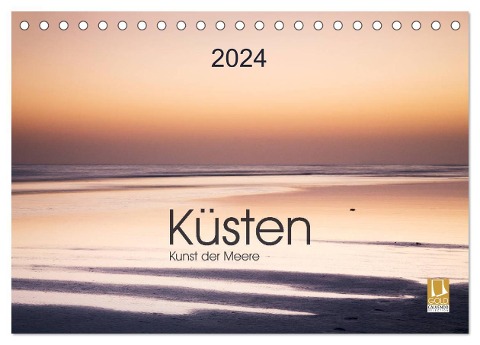 Küsten - Kunst der Meere (Tischkalender 2024 DIN A5 quer), CALVENDO Monatskalender - Lucyna Koch
