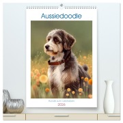 Cover-Bild zum Titel 'Aussiedoodle - Hunde zum Liebhaben (hochwertiger Premium Wandkalender 2026 DIN A2 hoch), Kunstdruck in Hochglanz' von 'Angelika Beuck'