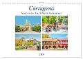Cartagena - Stadt an der Karibikküste Kolumbiens (Wandkalender 2024 DIN A4 quer), CALVENDO Monatskalender - Nina Schwarze