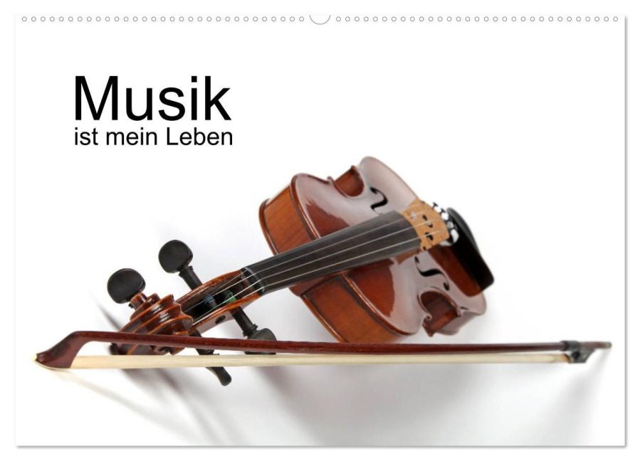 Musik ist mein Leben (Wandkalender 2026 DIN A2 quer), CALVENDO Monatskalender - Klaus Eppele