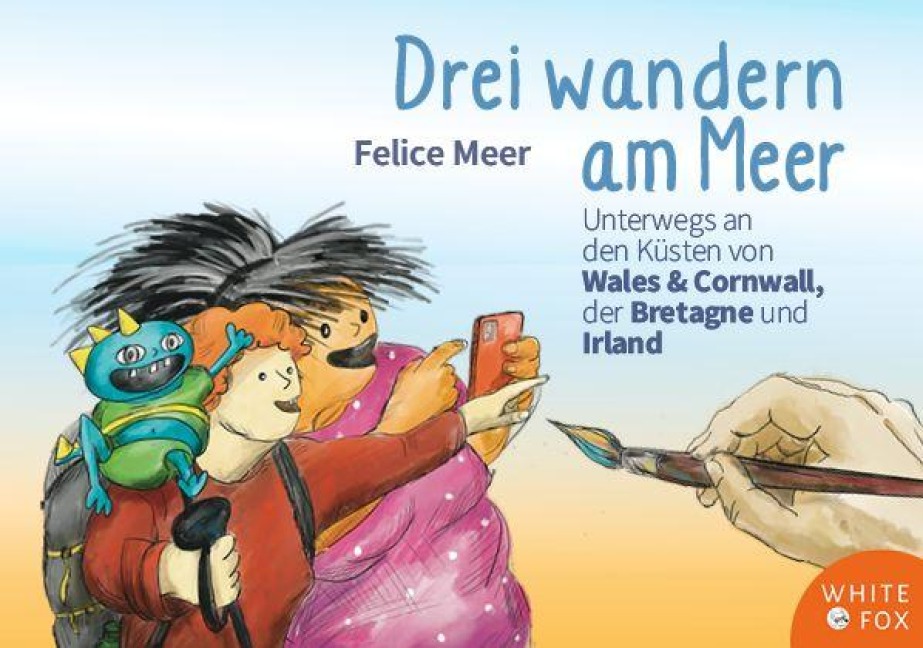Drei wandern am Meer - Felice Meer