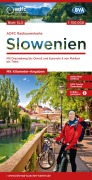 Cover-Bild zum Titel 'BVA ADFC Radtourenkarte Slowenien 1:150.000' von ''