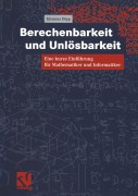 Cover-Bild zum Titel 'Berechenbarkeit und Unlösbarkeit' von 'Klemens Döpp'