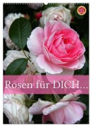 Rosen für DICH / Geburtstagskalender (Wandkalender 2026 DIN A2 hoch), CALVENDO Monatskalender - Martina Cross