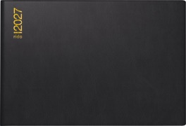 Cover-Bild zum Titel 'rido/idé 7017502907 Taschenkalender Mod. Septimus 2027 A6 quer, Kunststoff, schwarz' von ''