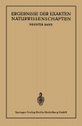 Cover-Bild zum Titel 'Ergebnisse der Exakten Naturwissenschaften' von 'August Julius Bartels'