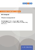 Cover-Bild zum Titel 'Prozessmanagement' von 'M. Westphal'