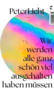 Cover-Bild zum Titel 'Wir werden alle ganz schön viel ausgehalten haben müssen' von 'Peterlicht'