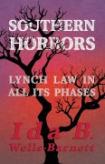 Cover-Bild zum Titel 'Southern Horrors - Lynch Law in All Its Phases' von 'Ida B. Wells-Barnett'