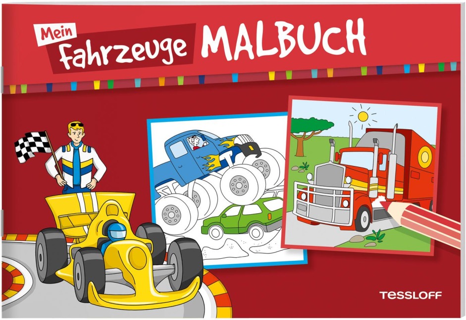 Mein Fahrzeuge-Malbuch - 