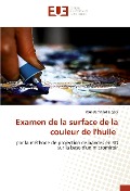 Cover-Bild zum Titel 'Examen de la surface de la couleur de l'huile' von 'Paul-Bernhard Eipper'