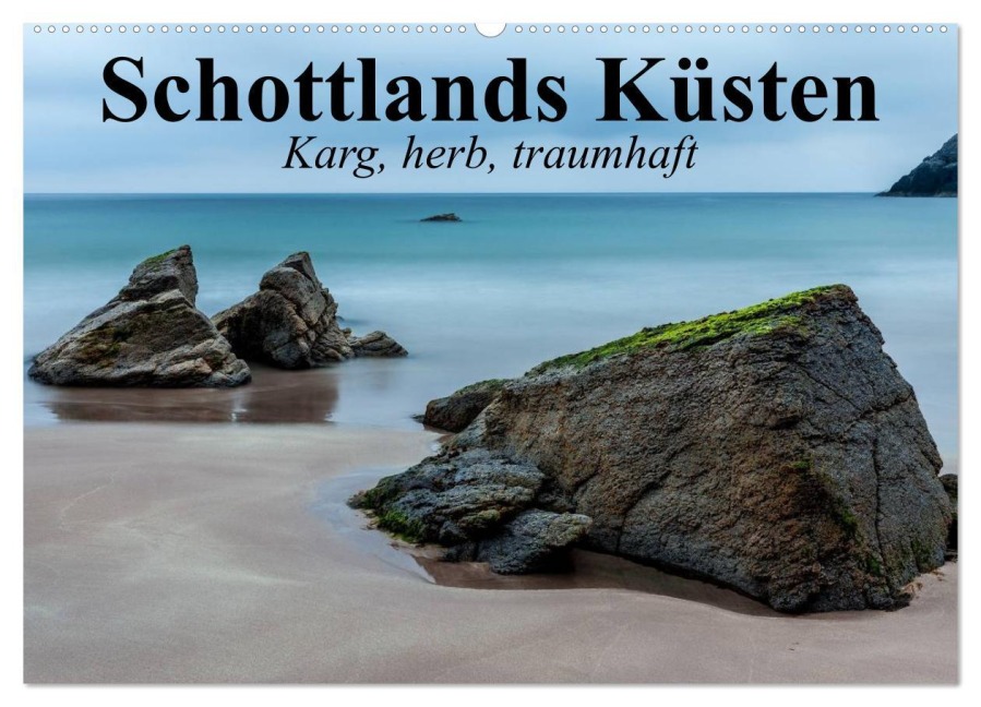 Schottlands Küsten. Karg, herb, traumhaft (Wandkalender 2026 DIN A2 quer), CALVENDO Monatskalender - Elisabeth Stanzer