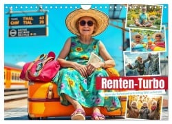 Cover-Bild zum Titel 'Renten-Turbo. Wenn der Ruhestand erst richtig Fahrt aufnimmt (Wandkalender 2026 DIN A4 quer), CALVENDO Monatskalender' von 'Fred Schimak'