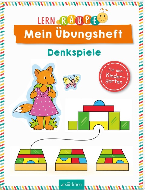 Lernraupe - Mein Übungsheft - Denkspiele - 