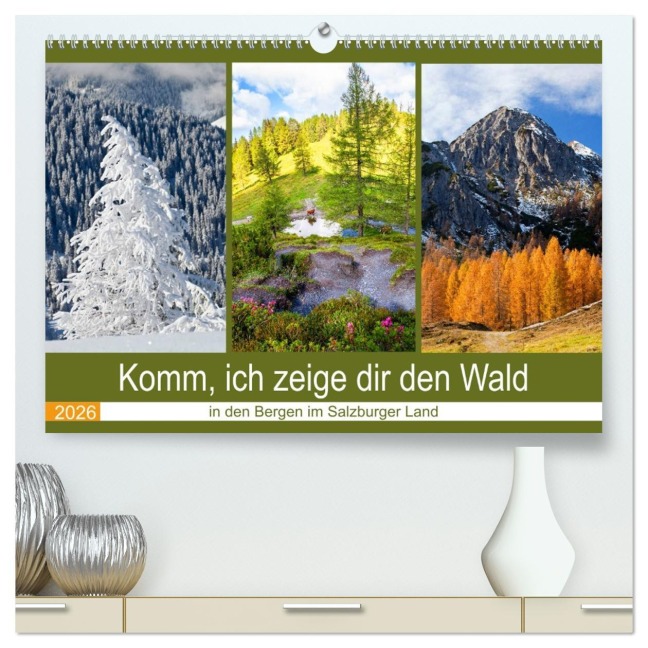 Komm, ich zeige dir den Wald (hochwertiger Premium Wandkalender 2026 DIN A2 quer), Kunstdruck in Hochglanz - Christa Kramer