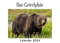 Der Grizzlybär (Wandkalender 2024, Kalender DIN A4 quer, Monatskalender im Querformat mit Kalendarium, Das perfekte Geschenk) - Anna Müller