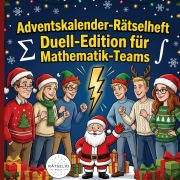 Cover-Bild zum Titel 'Adventskalender-Rätselheft' von 'Rätselio Media'