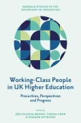 Cover-Bild zum Titel 'Working-Class People in UK Higher Education' von ''