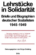 Cover-Bild zum Titel 'Lehrstücke in Solidarität' von 'Helga Grebing'
