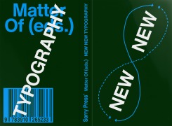 Cover-Bild zum Titel 'New New Typography' von 'Matter Of (eds.'