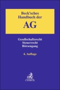 Cover-Bild zum Titel 'Beck'sches Handbuch der AG' von ''
