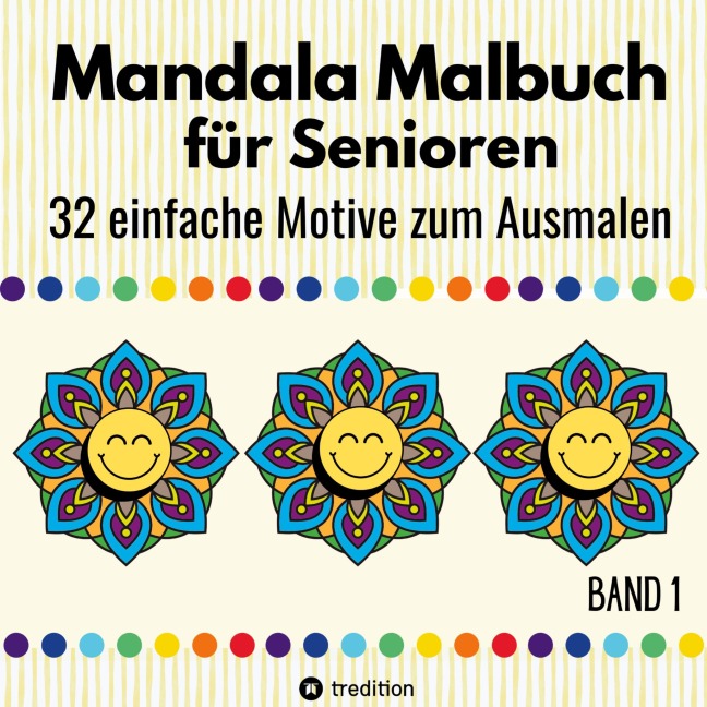 Mandala Malbuch für Senioren 32 einfache Motive zum Ausmalen Fördert Entspannung, Feinmotorik und Gehirntraining Erwachsene, Demenzpatienten Weihnachten Weihnachtsgeschenk Advent Nikolaus Mitbringsel - Hardy Haar