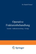 Cover-Bild zum Titel 'Operative Frakturenbehandlung' von 'Rudolf Demel'
