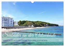 Cover-Bild zum Titel 'Seebäder an der Ostseeküste - Modäne Villen, bunte Strandkörbe, Ostseebrise, Sand und Meer (Wandkalender 2026 DIN A3 quer), CALVENDO Monatskalender' von 'Michaela Schimmack'