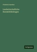Cover-Bild zum Titel 'Landwirtschaftliche Rentabilitätsfragen' von 'Friedrich Aereboe'