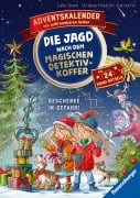 Cover-Bild zum Titel 'Die Jagd nach dem magischen Detektivkoffer - Adventskalender: Geschenke in Gefahr!' von 'Cally Stronk, Christian Friedrich'