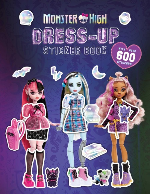 Monster High: Dress-Up Sticker Book - Michelle Golden, Mattel