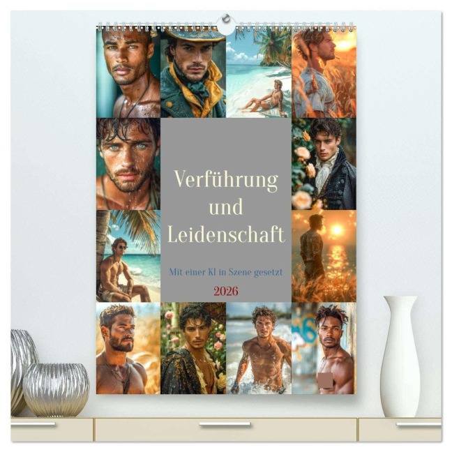 Verführung und Leidenschaft (hochwertiger Premium Wandkalender 2026 DIN A2 hoch), Kunstdruck in Hochglanz - Steffen Gierok-Latniak