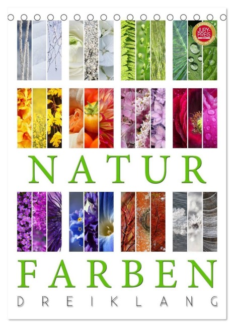 Natur Farben Dreiklang (Tischkalender 2026 DIN A5 hoch), CALVENDO Monatskalender - Martina Cross
