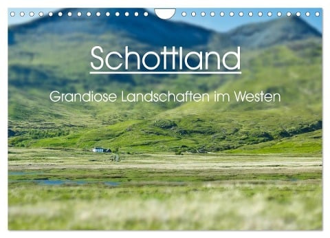 Schottland - grandiose Landschaften im Westen (Wandkalender 2024 DIN A4 quer), CALVENDO Monatskalender - Anja Schäfer
