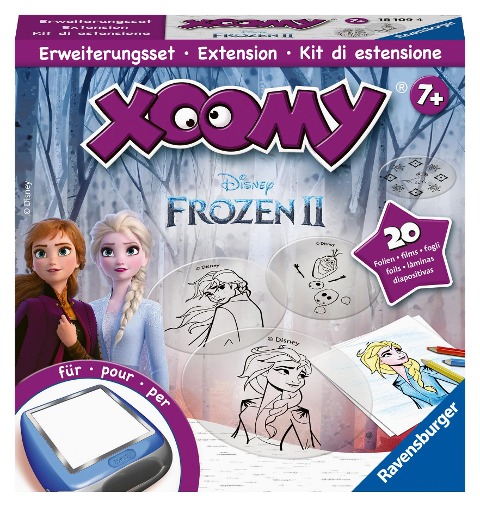Ravensburger Xoomy Erweiterungsset Frozen 2 18109 - Die Figuren aus die Eiskönigin 2 zeichnen lernen. Kreatives Zeichnen für Kinder ab 7 Jahren - 