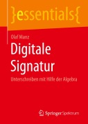 Cover-Bild zum Titel 'Digitale Signatur' von 'Olaf Manz'