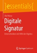 Cover-Bild zum Titel 'Digitale Signatur' von 'Olaf Manz'