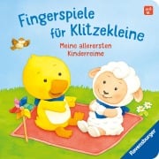 Cover-Bild zum Titel 'Fingerspiele für Klitzekleine' von 'Volksgut'