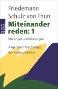 Cover-Bild zum Titel 'Miteinander reden 1' von 'Friedemann Schulz Von Thun'