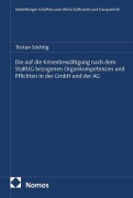 Cover-Bild zum Titel 'Die auf die Krisenbewältigung nach dem StaRUG bezogenen Organkompetenzen und Pflichten in der GmbH und der AG' von 'Tristan Söchtig'