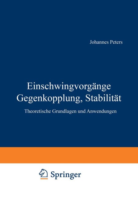 Einschwingvorgänge Gegenkopplung, Stabilität - J. Peters