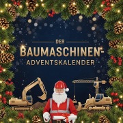 Cover-Bild zum Titel 'Der Baumaschinen-Adventskalender' von 'Sophia König'
