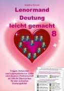 Cover-Bild zum Titel 'Lenormand Deutung leicht gemacht 8' von 'Angelina Schulze'