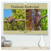 Cover-Bild zum Titel 'THAILANDS RAUBVÖGEL Exotische Greifvögel und Eulen (hochwertiger Premium Wandkalender 2026 DIN A2 quer), Kunstdruck in Hochglanz' von 'Arne Wünsche'