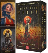 Cover-Bild zum Titel 'Amber Moon Tarot - 78 tarot cards and 80-page booklet (English)' von 'Hepie Bartkowski'