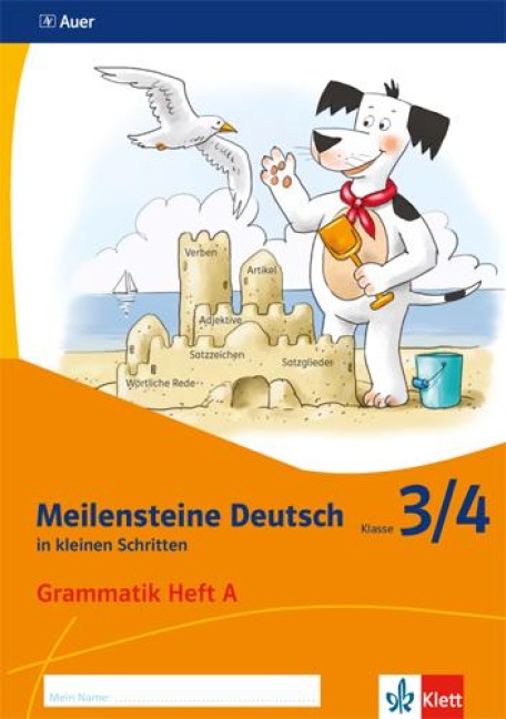 Meilensteine. Deutsch Grammatik Heft A Klasse 3/4 Ausgabe ab 2017 - 